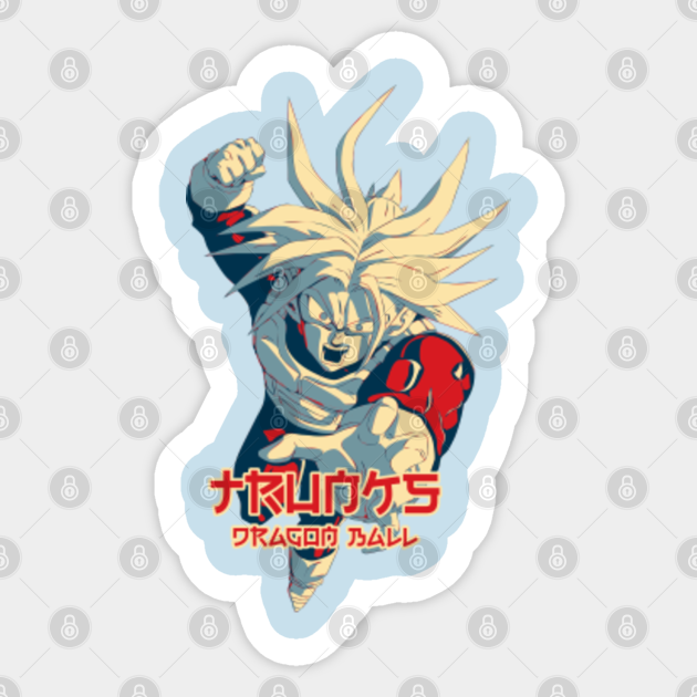 Trunks Dragon Ball Hope Style Trunks Sticker TeePublic